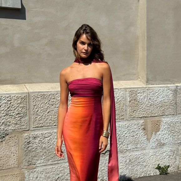 Yellow The Label - VIVIA SCARF DRESS — AURORA - Picture 5 of 8